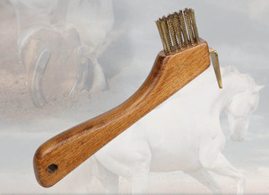 Pince à sabots pour chevaux en cuivre avec manche en <span class=keywords><strong>bois</strong></span>, pour le soin des sabots de cheval, produits de soin des sabots, pince à sabots - Product Image 2