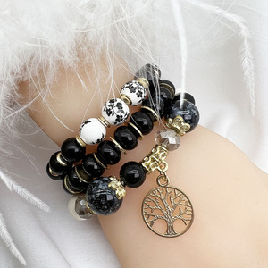 Bijoux <span class=keywords><strong>bohème</strong></span> <span class=keywords><strong>vie</strong></span> d'arbre Bracelet perlé ethnique multicouche verre arbre <span class=keywords><strong>de</strong></span> <span class=keywords><strong>vie</strong></span> Bracelet à breloques pour femmes - Product Image 6