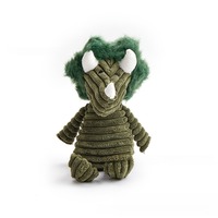 Jouet pour chien en velours côtelé durable, jouet à mâcher pour chiot en forme d'animal qui couine, jouet en peluche interactif et doux pour petits chiens