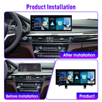 Radio para Auto KUNFINE de 12.3 Pulgadas con Sistema Linux para BMW X1 2010-2015 Sin Pantalla de Fábrica, Sistema CIC, Reproductor Multimedia, Navegación GPS, Carplay