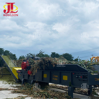 Usine de production d'ensilage puissante Machine à hacher le maïs Coupeur d'ensilage Broyeur de tiges de maïs