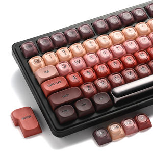 Xvx Keycaps Berry Kiss Mechanische Foundation Doorschijnende Keycap Set 132key Pbt + Pc Ansi Layout Engels 61/68/75/84/87/100/104/108 - Product Image 2