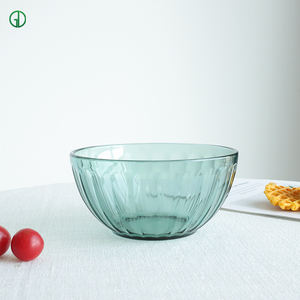 Ciotola di vetro personalizzato borosilicato lavabile in lavastoviglie e resistente al calore graziosa ciotola di frutta per matrimoni - Product Image 1