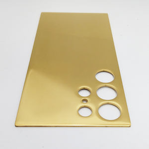 Carcasa <span class=keywords><strong>de</strong></span> Lujo <span class=keywords><strong>de</strong></span> Alta Gama para Teléfono Móvil <span class=keywords><strong>Samsung</strong></span> S24 Ultra, con Placa Trasera <span class=keywords><strong>de</strong></span> Acero Inoxidable Chapada en Oro y Acabado Electrolítico Especial - Product Image 5