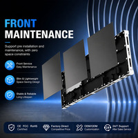 Pantalla LED de Pared para Estudio de Transmisión P1.25 P1.56 P1.95 de Alta Frecuencia de Actualización para Producción de TV y Grabación Profesional con Cámara