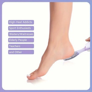 Pierre <span class=keywords><strong>ponce</strong></span> 4 en 1, brosse pour les pieds, exfoliant pour pédicure, éliminateur de callosités, lime à pieds - Product Image 2