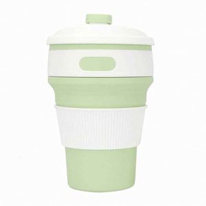 Taza de Viaje Plegable de Silicona de Grado Alimenticio - Diseño Deportivo, a Prueba de Fugas, Gran Capacidad - Product Image 2