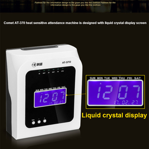 Tijdponsmachine Met Thermische Kaart Aanwezigheid Klok Apparatuur Engelse Lcd-Display Multifunctioneel Voor Schoolkantoor - Product Image 3
