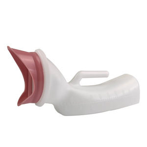 Urinoir avec graduations, adapté aux femmes, aux adultes, aux personnes âgées et à l'utilisation hospitalière, urinoir à embout souple pour femmes alitées. - Product Image 3