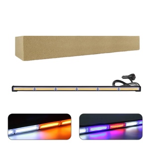 ไฟเตือนฉุกเฉินแบบ LED แถวเดียว 90W 24V Cob ติดตั้งง่าย 12V สำหรับรถยนต์ รถบรรทุก กันชนหน้าและแถบหลังคา ขนาด 4 นิ้ว แบบกระพริบ - Product Image 2