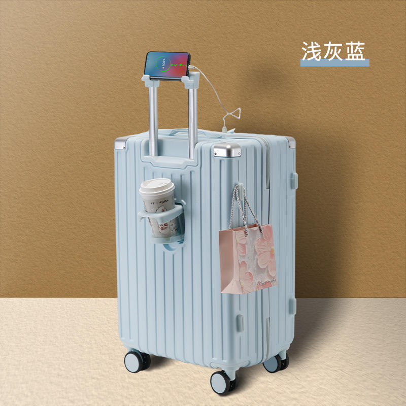 966 ซิปสไตล์ (สีเทาอ่อน-น้ำเงิน)