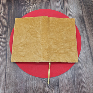 Housse de protection pour livre en velours rouge, tissu extensible durable fait à la main, lavable, réutilisable, pour carnet, <span class=keywords><strong>Bible</strong></span>, journal, planificateur - Product Image 4