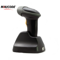 Lecteur de codes-barres portable sans fil MJ2870, scanner sans fil portable, interface USB RS232, produit en stock pour la numérisation