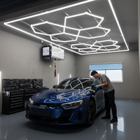 ZT1038 professionnel OEM Super lumineux Led nid d'abeille hexagone Hexgrid lumière voiture atelier lumière