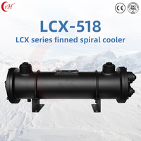 Échangeur de chaleur à coque et tube en acier inoxydable 304, résistant, réservoir d'huile de 100 L, machinerie industrielle, structure compacte, installation facile