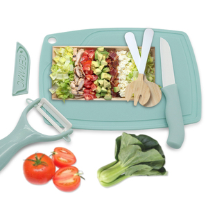 Tijeras multifuncionales para cocina, afilador de traje, mango de plástico, <span class=keywords><strong>mini</strong></span> Cuchillo pequeño de cerámica para frutas, juego de tres piezas - Product Image 3