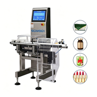 Industrielle Dynamische 0,1g Präzisions-Kontrollwaage 220V IP65-Schutz für Produktionslinien Online-Bandwaage mit Aussortierungssystem