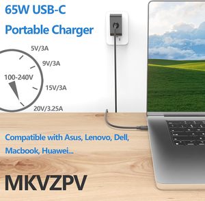 อะแดปเตอร์ AC 65W 20V 3.25A ประเภท C รุ่น ADL-65A1 สำหรับ <span class=keywords><strong>Chromebook</strong></span> ExpertBook/Vivobook/Zenbook 13/14/S14/16/S16/CR11/CR12/CZ11 แล็ปท็อป - Product Image 6