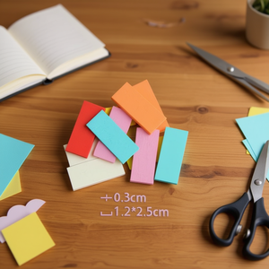 Ilan Rettangoli di Legno 1.2x2.5x0.3 Cm 25 Pezzi Materiale per Artigianato - Product Image 2