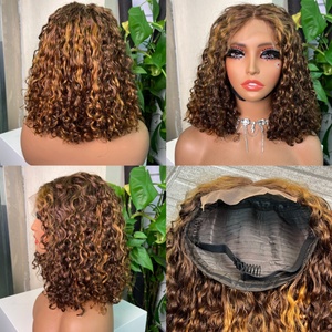 Peluca de Cabello Humano 100% Garantizado con Cierre 5x5 Ondulado al Agua de Colores al por Mayor - Product Image 5