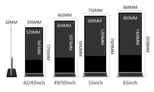 Système d'affichage numérique tactile Android Wifi 55 pouces pour fenêtre, 6 mm pour affichage publicitaire haute définition, logiciel d'affichage pour fenêtre - Product Image 4