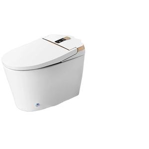 A305 in ceramica stile minimalista A305 serbatoio Smart pavimento montato WC con Bidet per appartamento morbido chiusura del sedile - Product Image 1