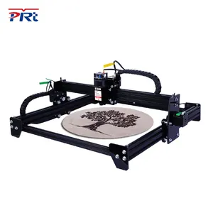 PURUITEKEJI 4040 CNC ماكينة الحفر بالليزر ليزر قابل للنقل حفارة ماكينات توجيه للخشب علبة من الجلد/الورق pvc MDF الخيزران