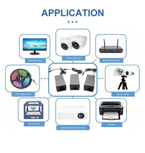 UL CCC FCC CE KC UKCA Certificado 12V adaptadores 48 vatios 12V 4a potencia para E-bike Scooter Drone