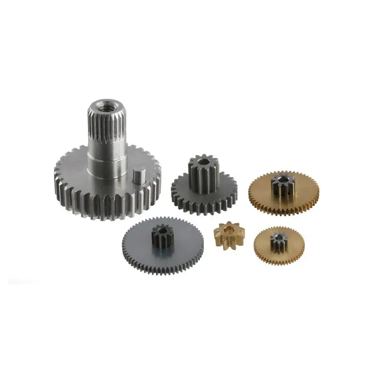 Lathe machined motor gear cylindrical steel stainless steel metal pinion gear