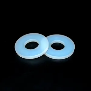 Selos de borracha de silicone de platina médica para atacado OEM O-ring de borracha de vedação plana