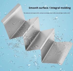 Soporte para Tortillas de Acero Inoxidable 430 de Grado Alimenticio, Fabricado en una Sola Pieza con Acabado Cepillado, para <span class=keywords><strong>Tacos</strong></span> <span class=keywords><strong>Mexicanos</strong></span>, Tortillas de Maíz, Rollos de <span class=keywords><strong>Pollo</strong></span> - Product Image 6