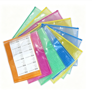 Bolsa de Archivo Grande de Polipropileno Tamaño FC, para Oficina y Escuela, Bolsa Transparente con Cierre a Presión, Bolsa de Almacenamiento Transparente para Papel - Product Image 6