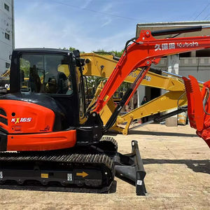 Originele Japanse <span class=keywords><strong>4t</strong></span> 6t 6,5t Kubota minigraver, tweedehands Kubota Kx165 Kx175 Kx185 Kx155 graafmachine, Kubota tractor met bulldozer - Product Image 2