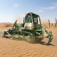 Bulldozer de développement montanais SD22J, équipement de terrassement à chenilles, camouflage dissimulable, épaissi et résistant à l'usure