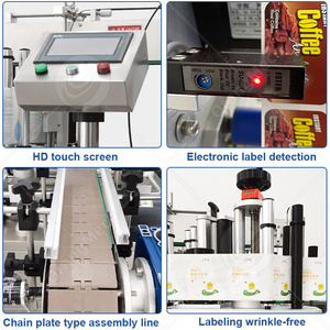 Etiquetadora Automática de Doble Cara para Mesa ORME, para Botellas Redondas, Planas y Cuadradas, Bidones, Máquina Etiquetadora de Latas en Línea - Product Image 4