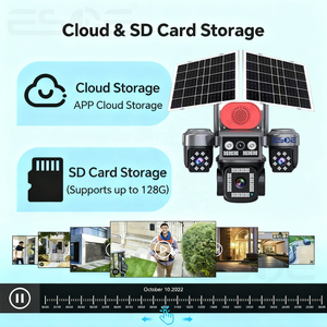 Cámara de Vigilancia CCTV Hieasy para Exteriores, 6MP, Tres Lentes, Visión Nocturna, Wifi, Seguridad, IP66, Impermeable, Detección de Movimiento, Alarma, 4G, Gran Oferta 2025 - Product Image 5