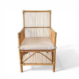 Sillón de Ratán Tejido a Mano, Silla de Mimbre Natural Hecha a Mano, Silla de Relajación para Interiores y Exteriores, Patio, Jardín, Proveedor de Muebles de Ocio - Product Image 2