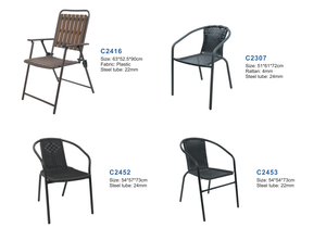 Interno-esterno <span class=keywords><strong>giardino</strong></span> <span class=keywords><strong>giardino</strong></span> Patio ristorante bistrot Rattan pila sedia da pranzo da esterno <span class=keywords><strong>poltrona</strong></span> impilabile - Product Image 2