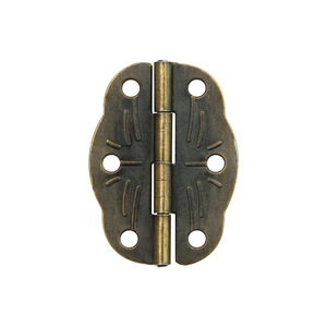 Bisagra tallada antigua retro Chengyu de 6 agujeros 3.1x2.3cm para joyero - Product Image 5