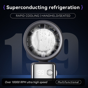 多功能迷你风扇电源组<span class=keywords><strong>3</strong></span>合1冷却可充电迷你风扇，带旅行用发光二极管灯 - Product Image 3