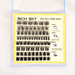 Boucles en laine <span class=keywords><strong>Manga</strong></span> Diy Lashes Long Cluster Lashes Lash Grappes individuelles - Product Image 5