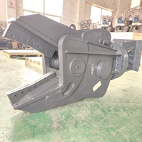 Cisaille hydraulique rotative monocylindre LISEN 10-15 tonnes pour excavatrice, coupe-ferraille, lame résistante à l'usure, capacité de coupe 85 tonnes