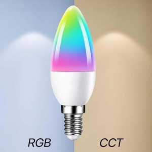 Lampadina Bluetooth Mesh E14 6.5W RGB+CCT - Illuminazione Intelligente, Controllo Remoto e Regolazione di Colore e Temperatura - Product Image 3