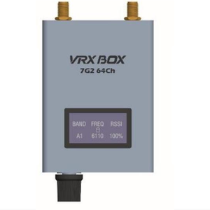 Nuevo Receptor VRX de Alto Rendimiento de 7.2GHz, Caja Receptora de Largo Alcance FPV VTX de 64 Canales para Drones Industriales, 6110-7210MHz, 10dBm, DC 7-35V, 50 - Product Image 1