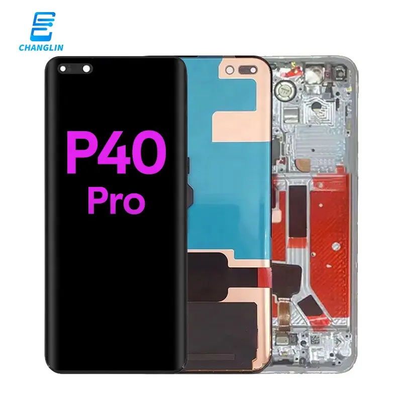 Hot sale tft lcd cell phone screen replacement pantalla for huawei p40 pro oled screen display