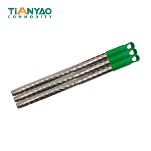 Tianyao TY-PSS01 Manche télescopique robuste en acier pour <span class=keywords><strong>balai</strong></span>/serpillère, à torsion facile, revêtement en fer plat, usage domestique et commercial, classique - Product Image 1
