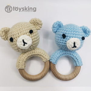 Orsacchiotto in Cotone Fatto a Mano, Giocattolo all'Uncinetto di Alta Qualità, Amico Morbido e Coccoloso dalla Fabbrica ToysKing - Product Image 1