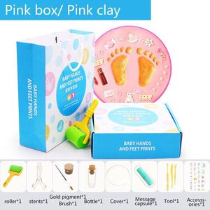 Hot Sale Newborn Baby Photo Frame Baby Handprint Foot Foot Print <b>Clay</b> <b>Kit</b> Set - Product Image 5