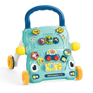 Coche de bebé andadores juguetes música iluminación bloque de construcción niños dibujos animados bebé andador para niño con música - Product Image 6