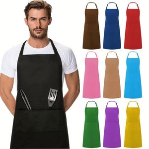 Sleeveless DIY Printed Bib <b>Apron</b> Heat Transfer Sublimation Cotton Linen Polyester Reusable Men Women BBQ <b>Kitchen</b> Cleaning Food - Product Image 3